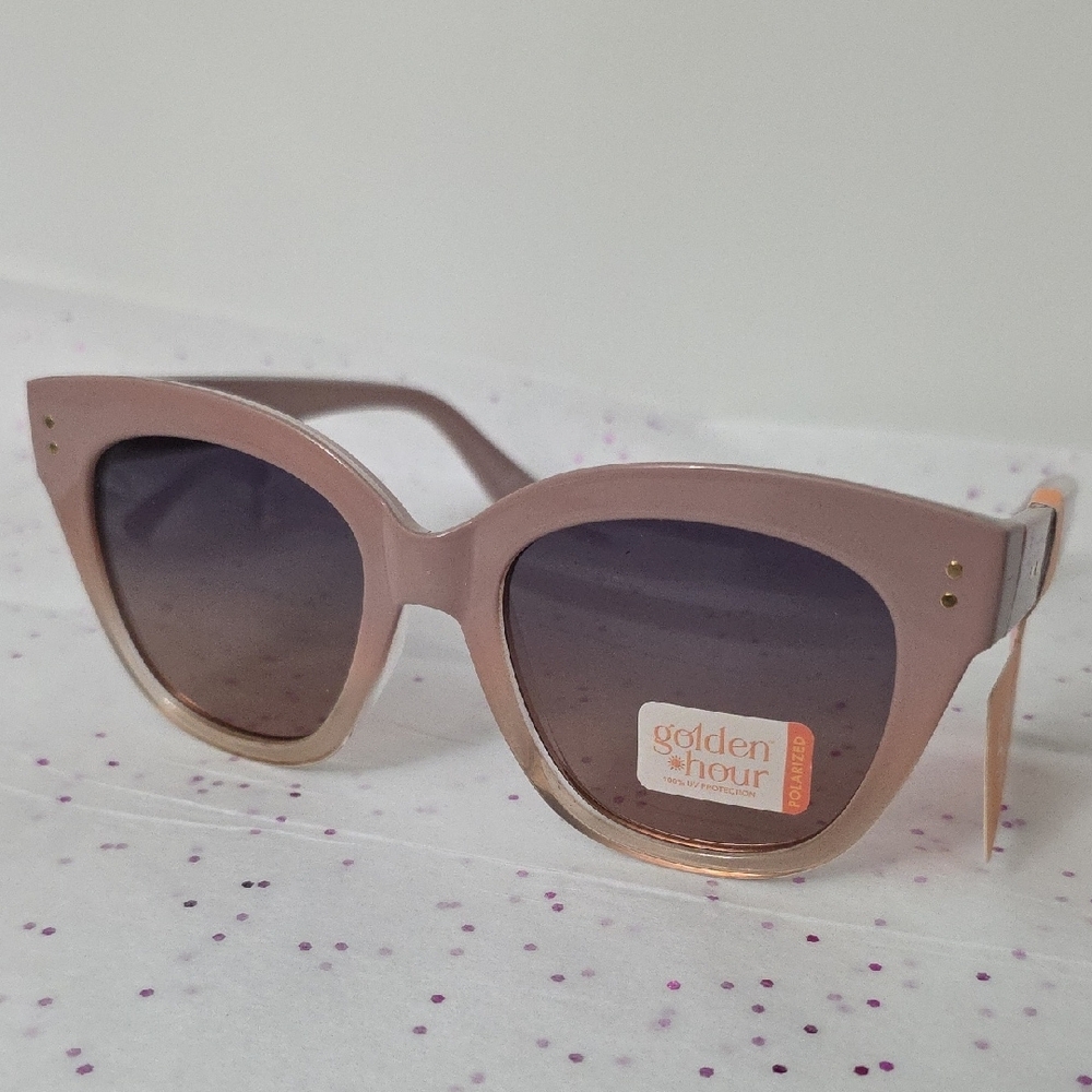 Golden Hours Women's Tan Sunglasses, NWT